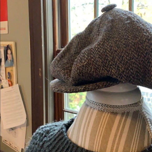 Vintage Harris Tweed Newsboy Cap - Picture 2 of 4